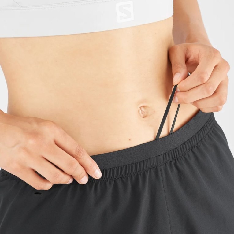 Salomon Cross 2in1 Women's Running Shorts Black | CA 93S71